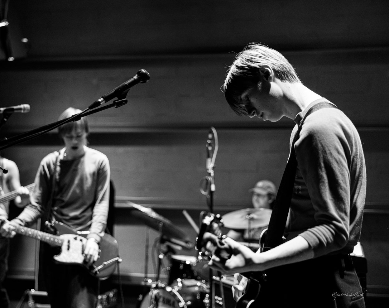 Bandet Nektar som spelar indierock på Teater Halland.