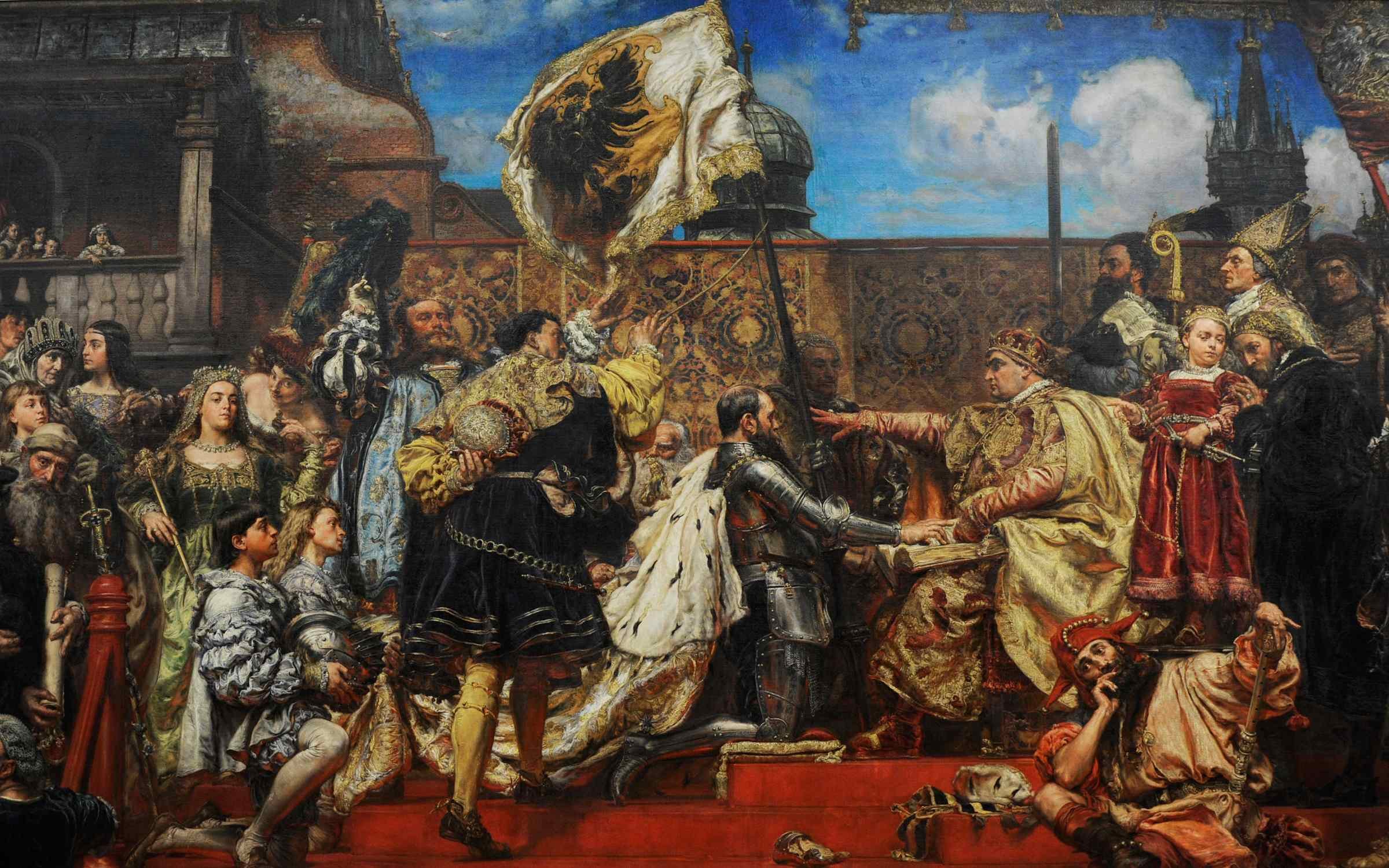 The Prussian Homage (1879-1882) by Jan Matejko
