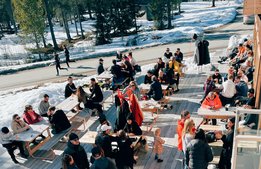 Full aktivitet på Lofsdalens nya fjällhotell