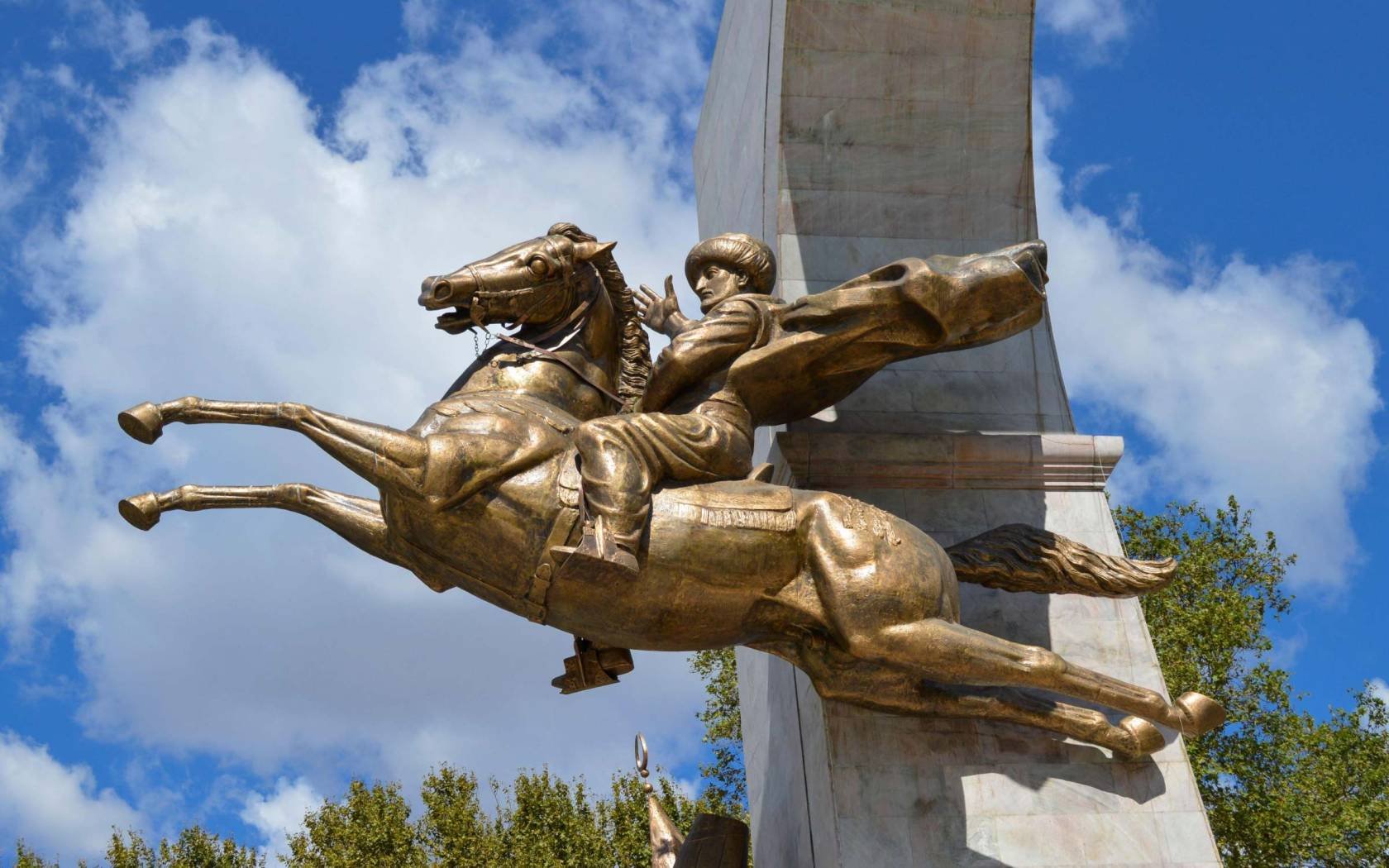 Memorial of Sultan Mehmed II the Conqueror, Fatih Park, Istanbul.
