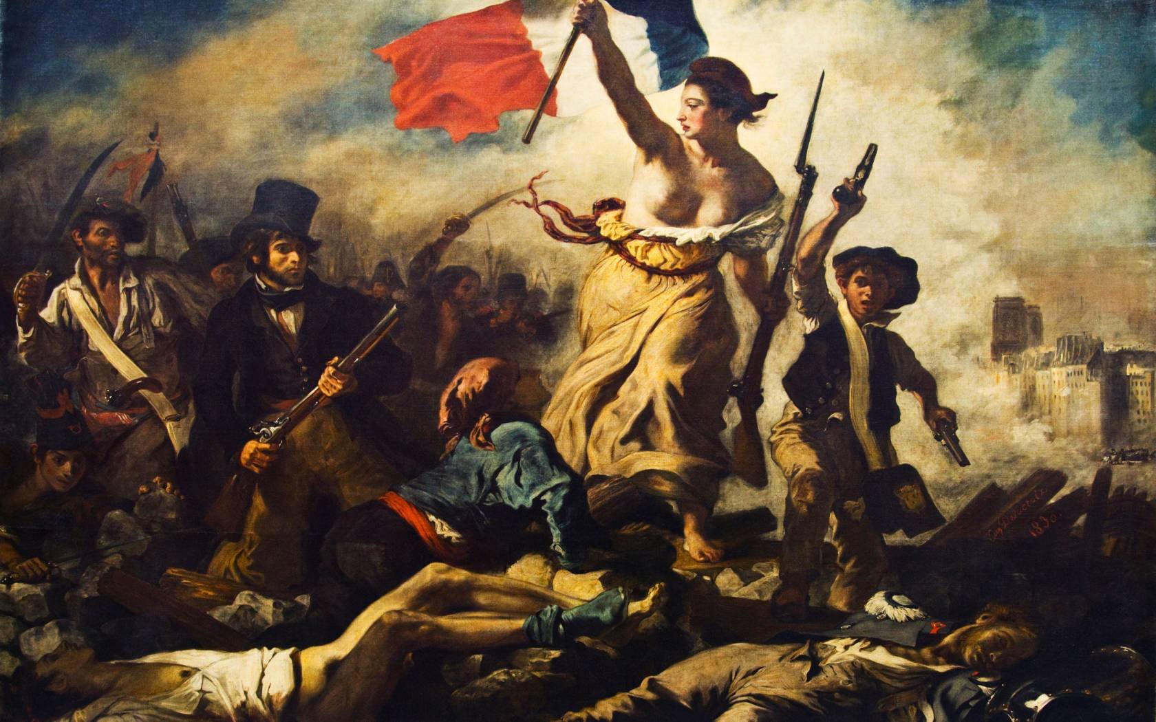 Eugène Delacroix's 'Painting of Liberty Leading the People'