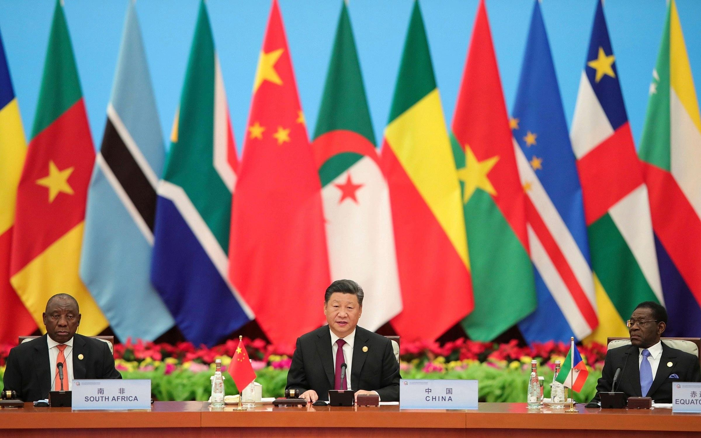 The 2018 Beijing summit of the Forum on China-Africa Cooperation.