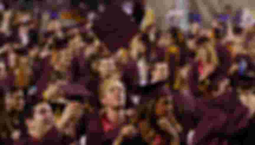 Graduating students at Arizona State University, 2009.