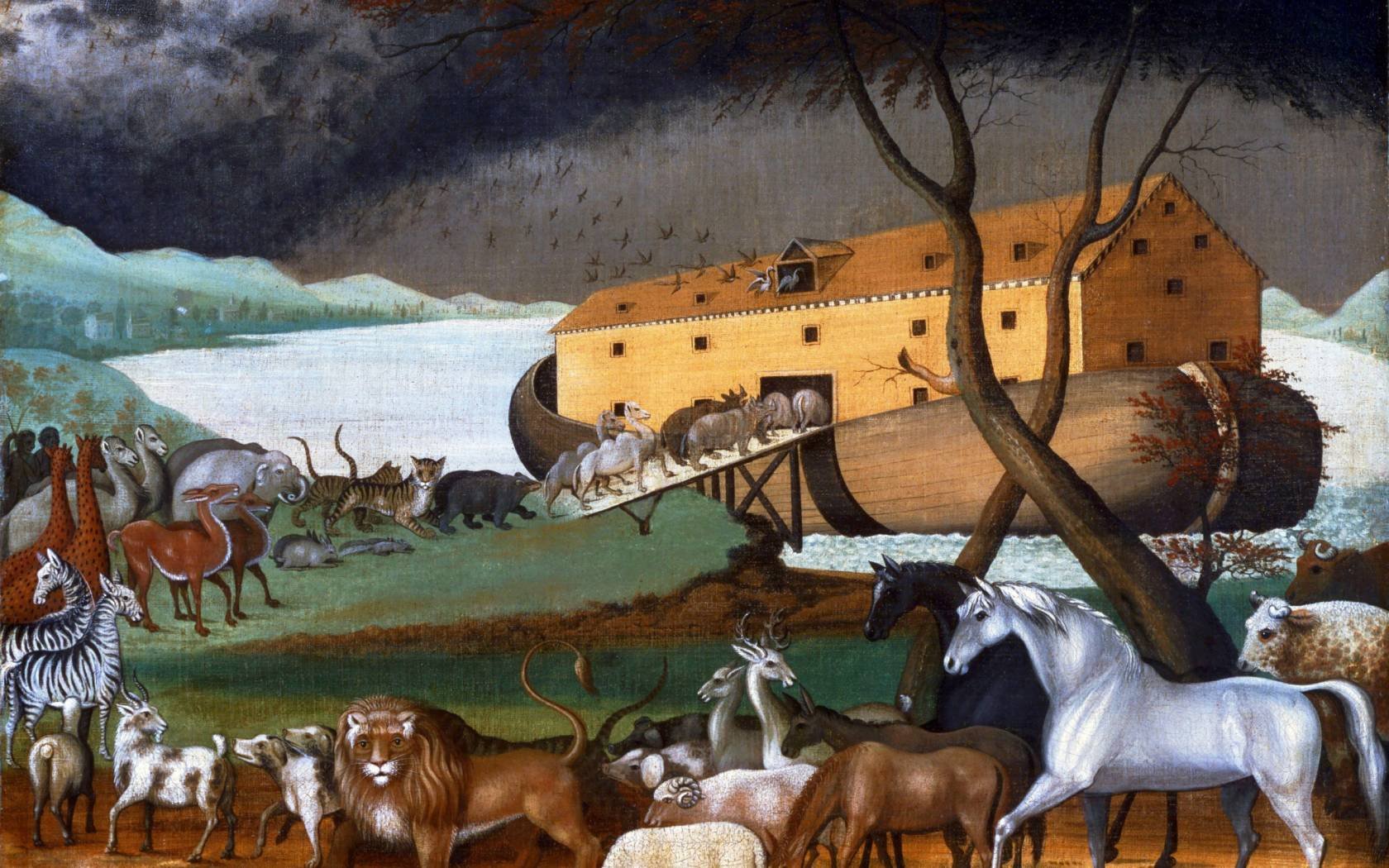 Noah's Ark by Edward Hicks, 1846.