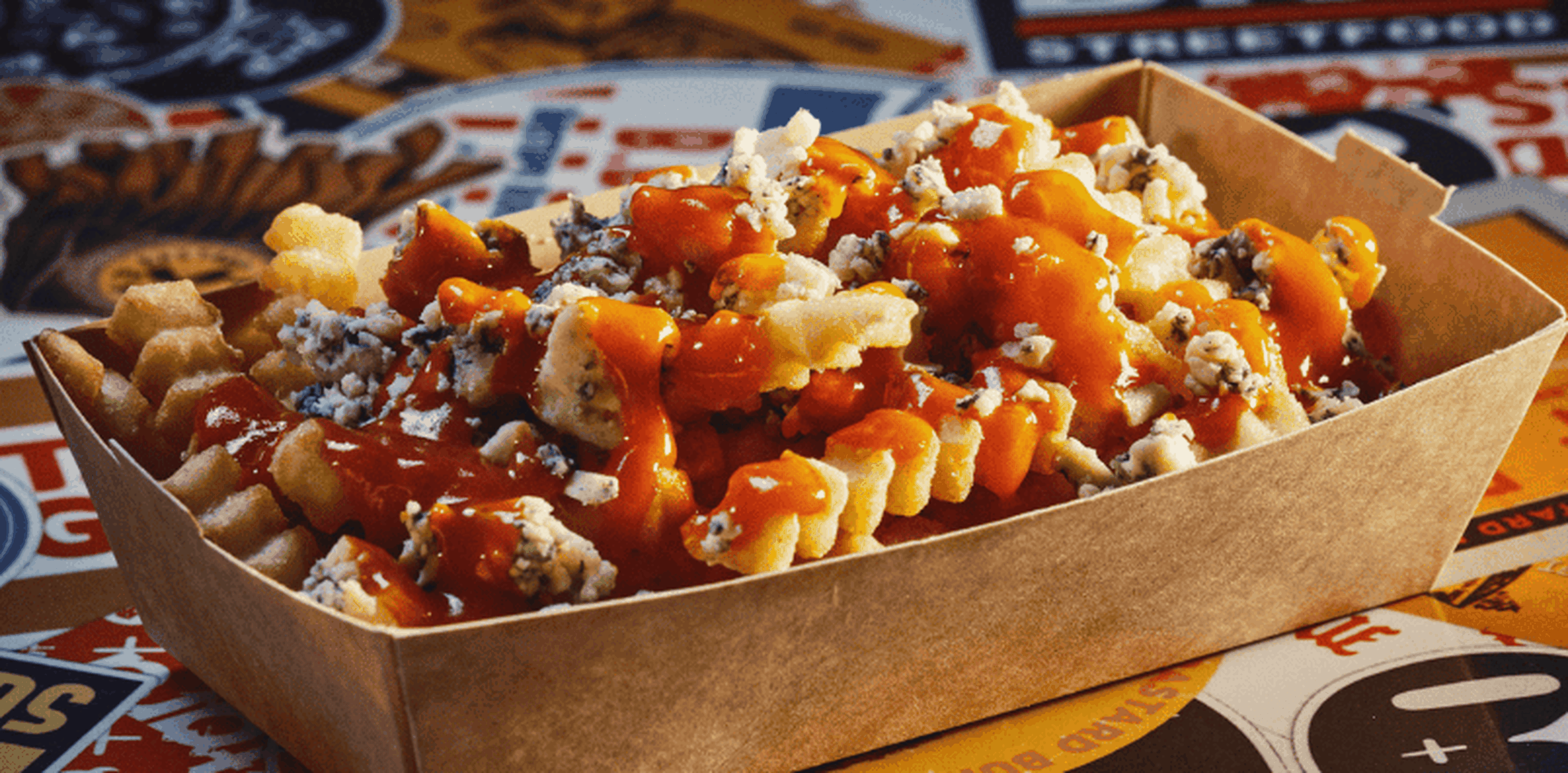 Buffalo Blue Cheese Fries
