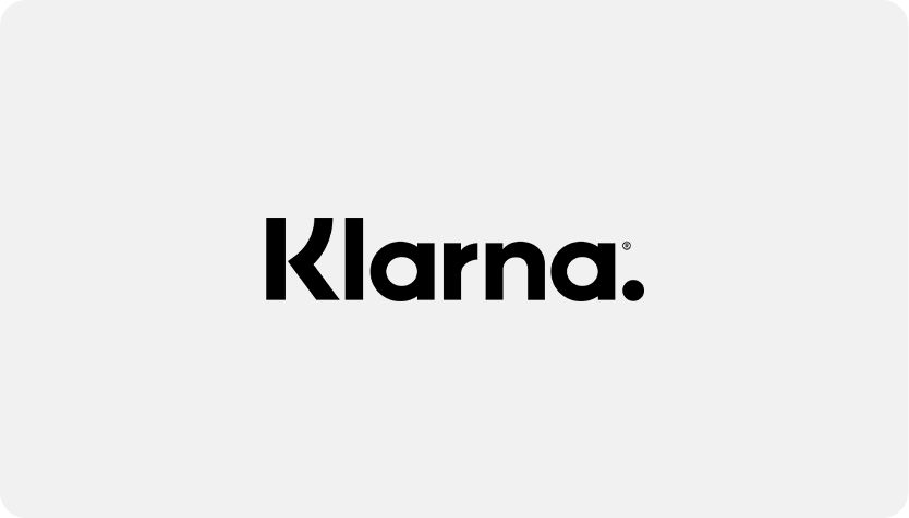 Klarna-logotyp, betallösning integrerad med Yabies kassasystem