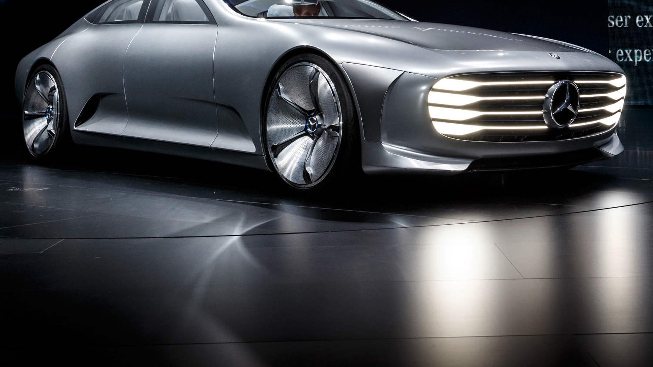 Mercedes konceptbil IAA (Intelligent Aerodynamic Automobile) visades förra året upp i Frankfurt.