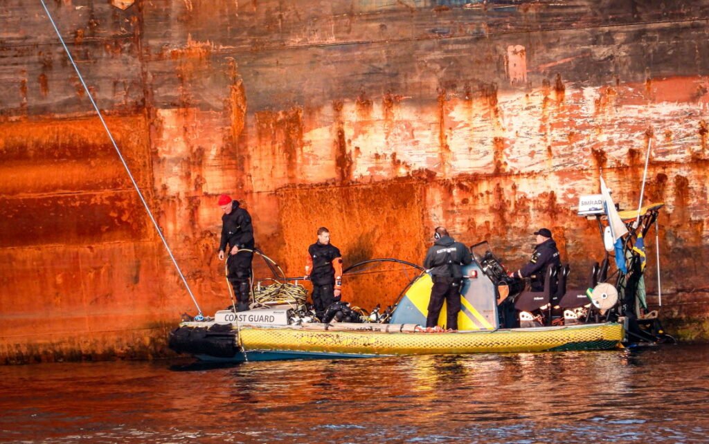 Meshka skuggflottan grundstötning