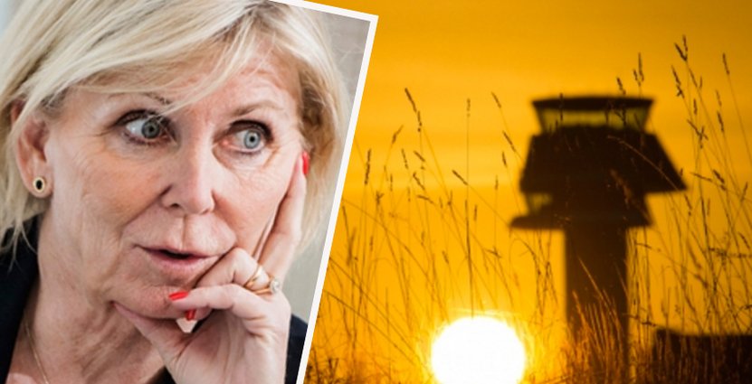 Visitas Eva Östling ser sänkningen som ett bevis på att regeringen inte tror på sitt eget förslag om flygskatt.  