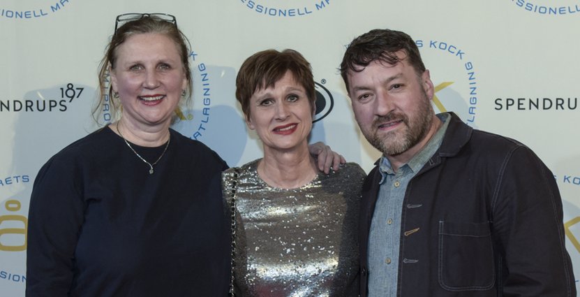 Brittiske stjärnkocken Angela Hartnett, gästjurymedlem, Årets Kocks presschef Anita Lindblom och Mark Parr. 