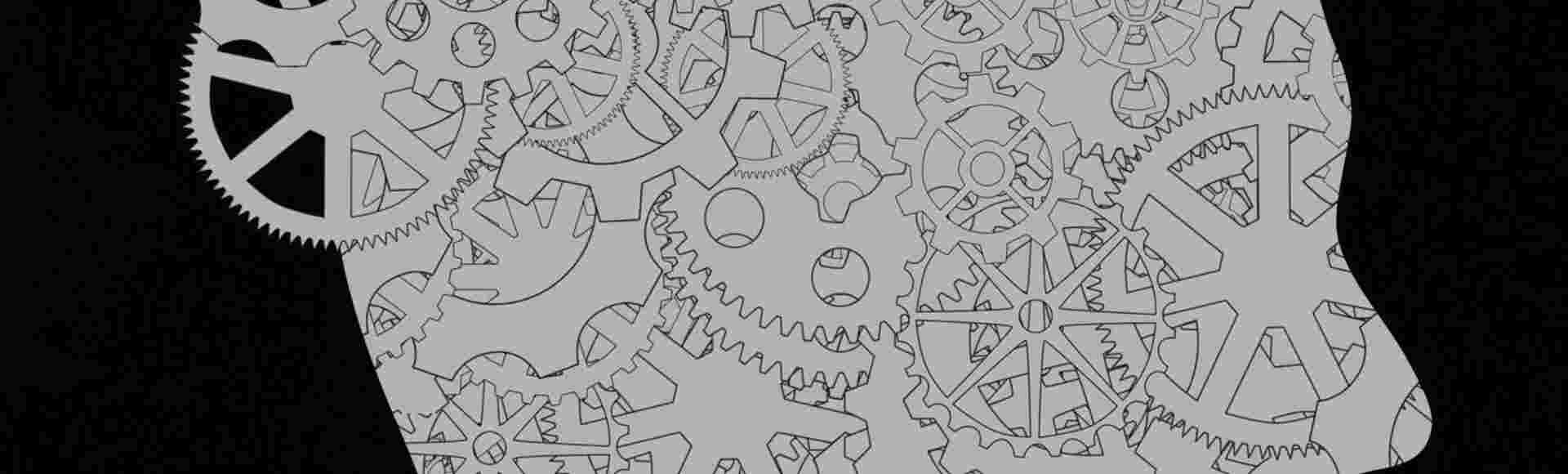 Cerebral activity replaced by a mechanical process.