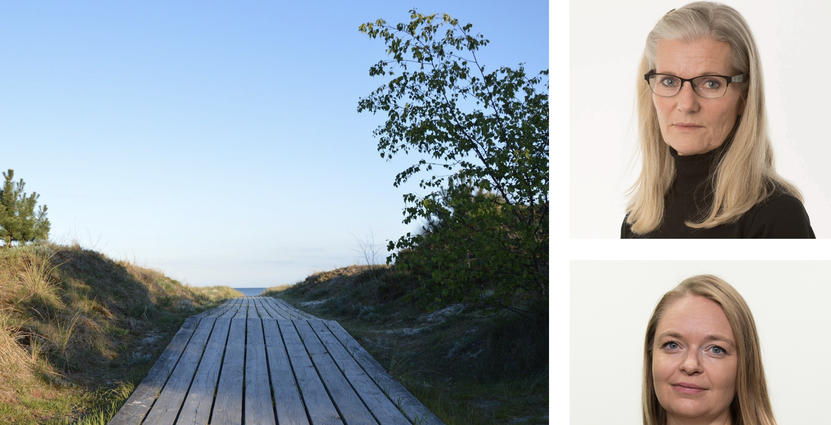 Katarina Zambrell (överst) är ansvarig för utbildningarna vid<br />
 Linnéuniversitetet. Lina Lindell är kursledare för en av kurserna. Foto: Pressbild