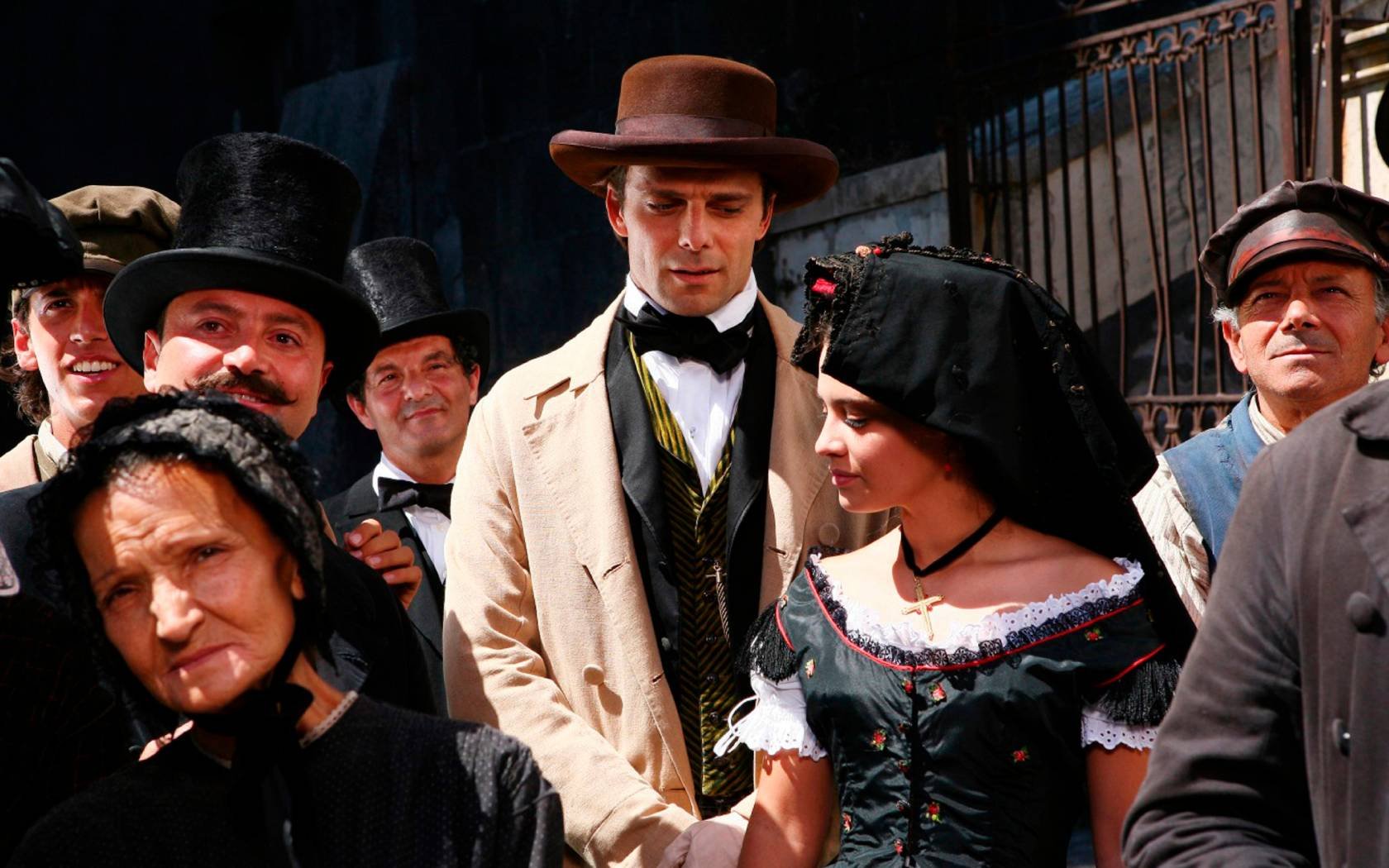 Still from a film production of I Viceré, a novel by Federico De Roberto.