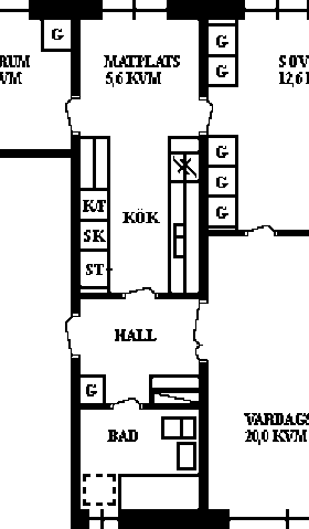 PlanlösningHistoriegränd 22 B