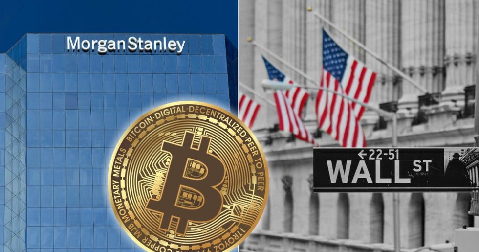 Efter de rika kundernas krav – nu plockar Morgan Stanley in bitcoin.