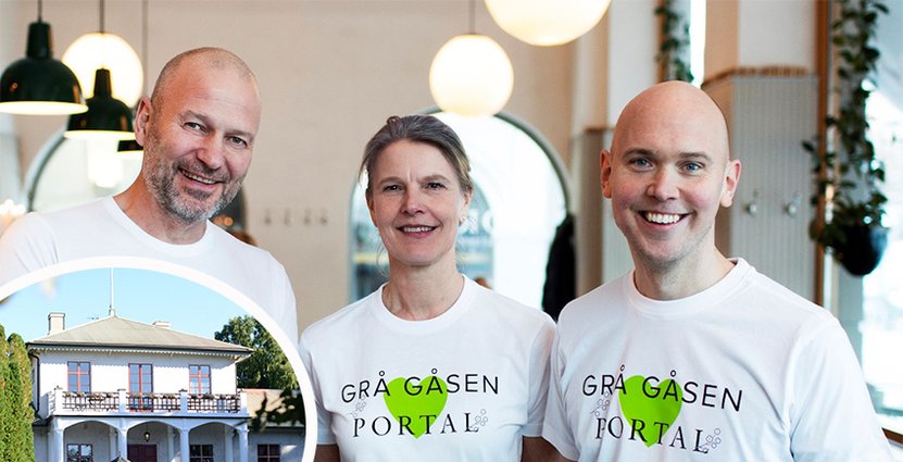 Krögaren Klas Lindberg (t v) ser fram emot en ny utmaning på Gotland i sommar.  Foto: Pressbild