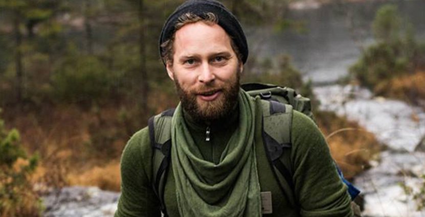 Naturbarn. David Tverling i sitt rätta element: I skogen, där han utbildar andra om naturens möjligheter och krafter.  