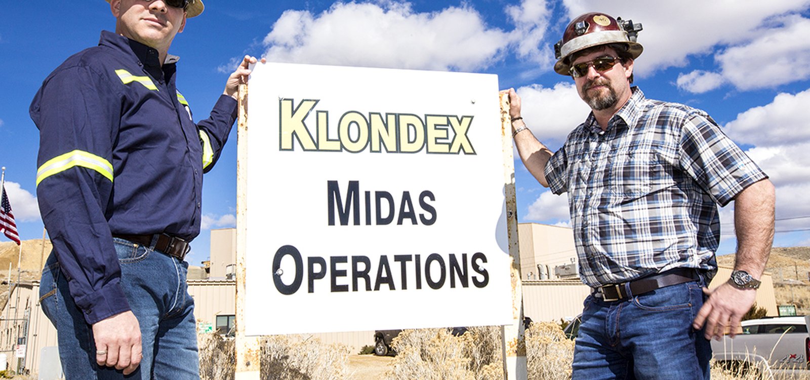 Klondex President and CEO Paul Huet and mine manager Sid Tolbert, like many of their 100-plus colleagues at Midas, have history at the northern Nevada operation.