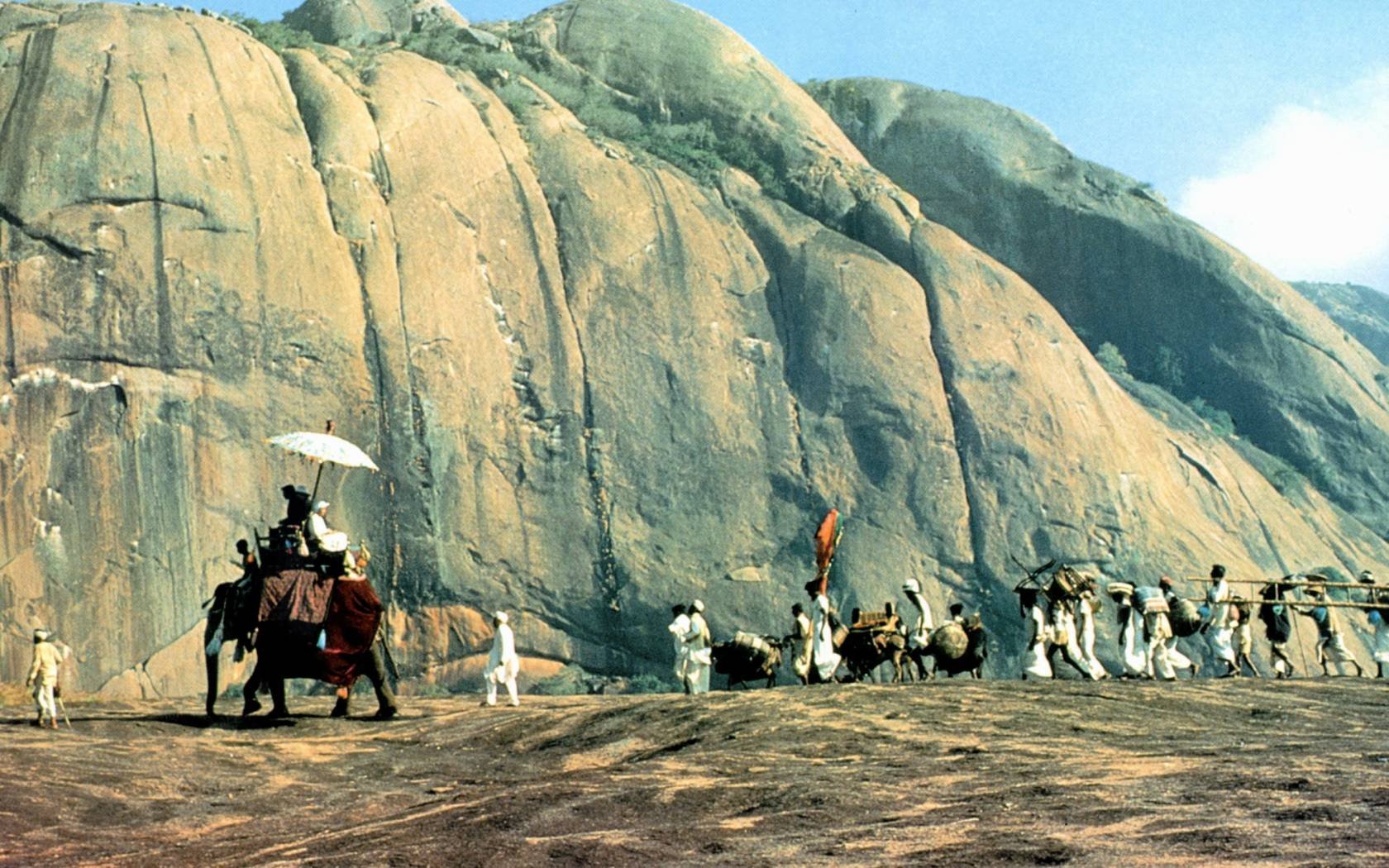 A shot from A Passage to India, 1984.