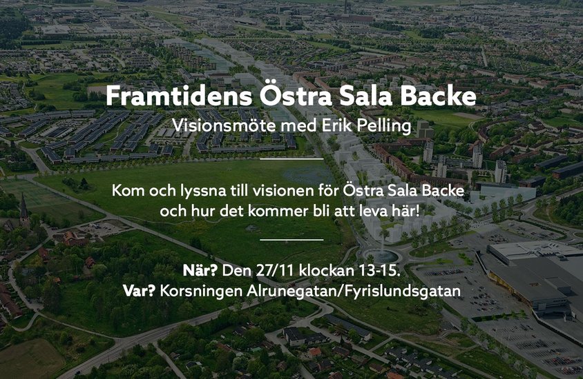 Framtidens Östra Sala Backe – Visionsmöte med Erik Pelling