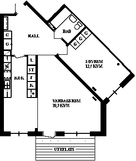 PlanlösningKvarnvägen 15 A
