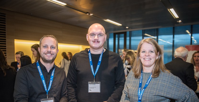En trio från Rival Hotels: Nils Bornemann, Jesper Sandberg och Ann-Sofie Strand. 