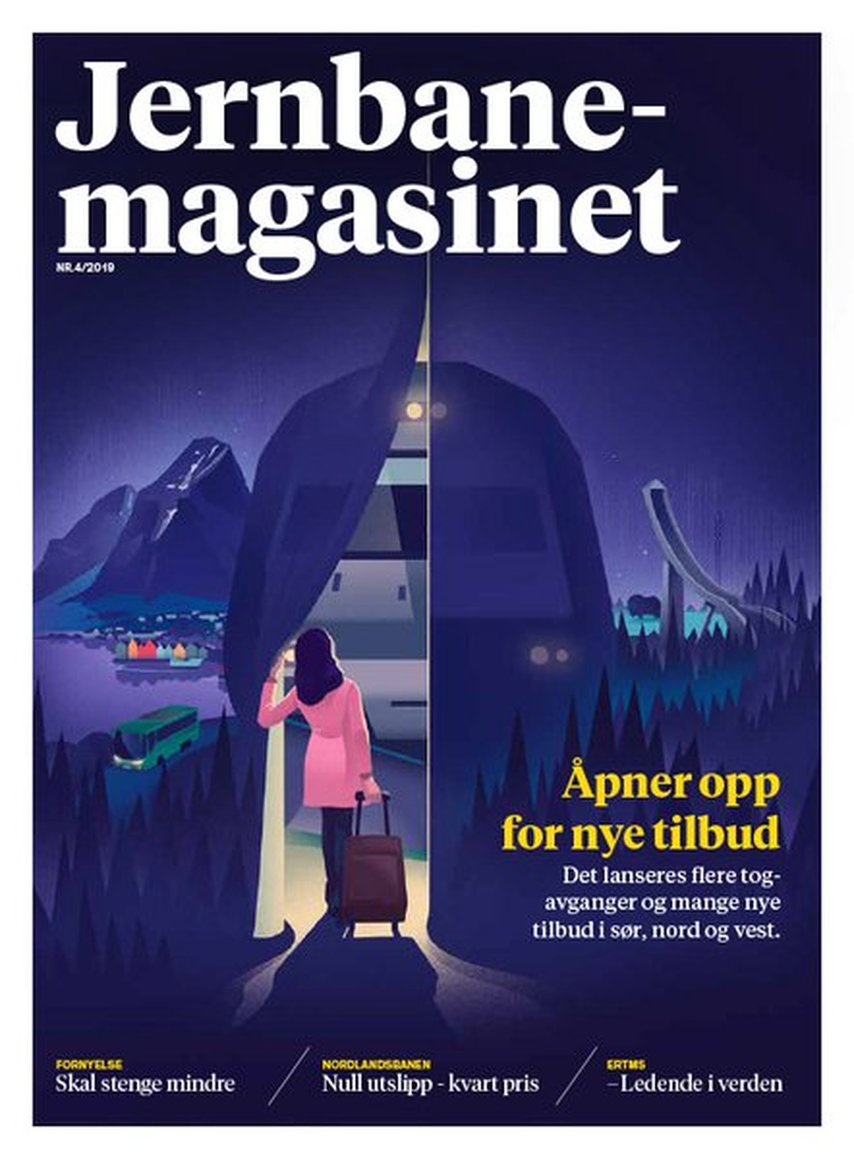 Eksempel på godt planlagt forside med illustrasjon.