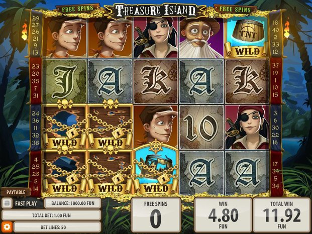 Treasure Island Free Slot Play