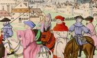 The Canterbury pilgrims.