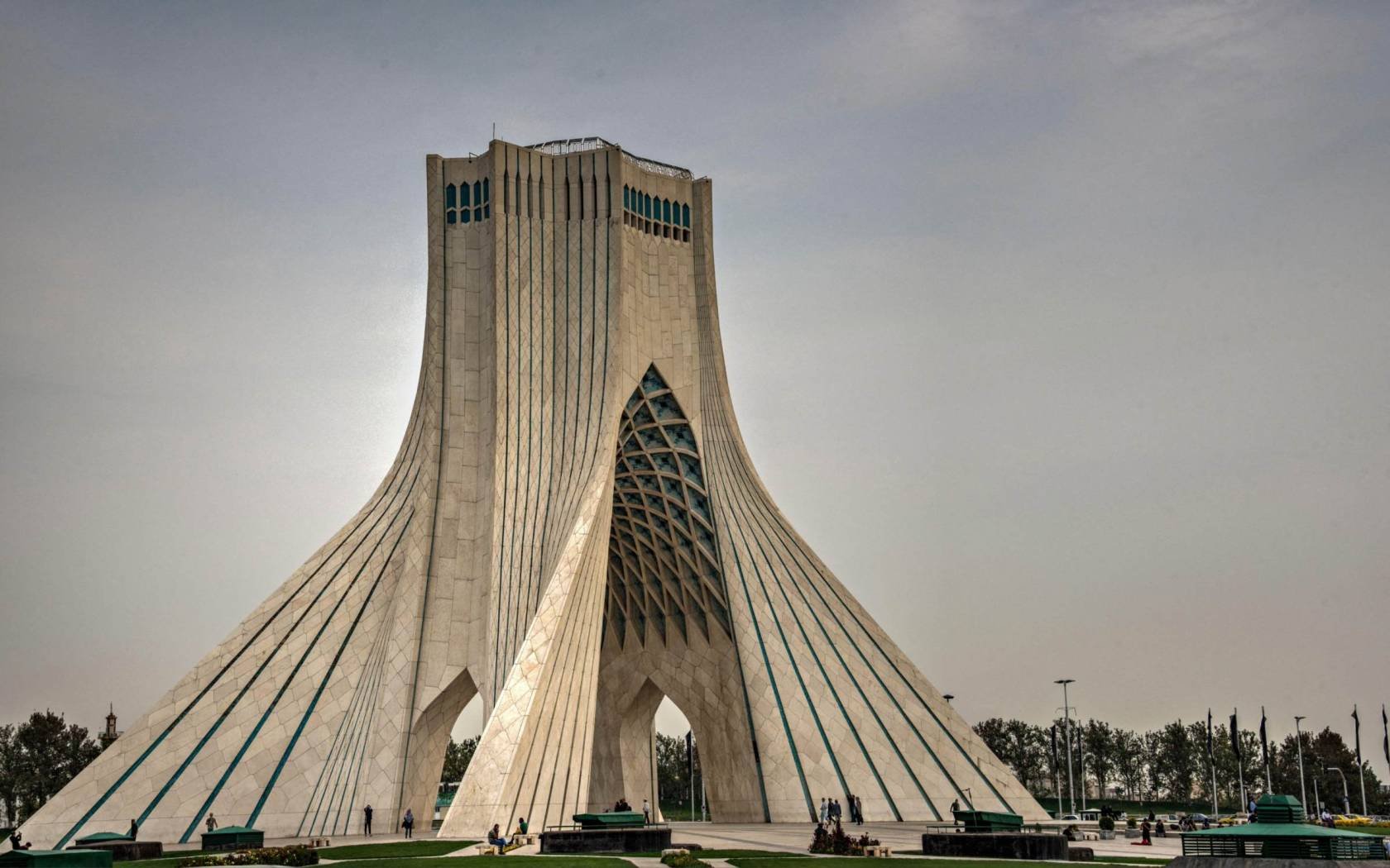 Azadi Tower in Tehran.