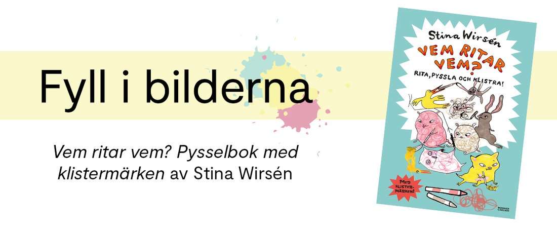 Bokiños pyssel: Vem ritar vem?