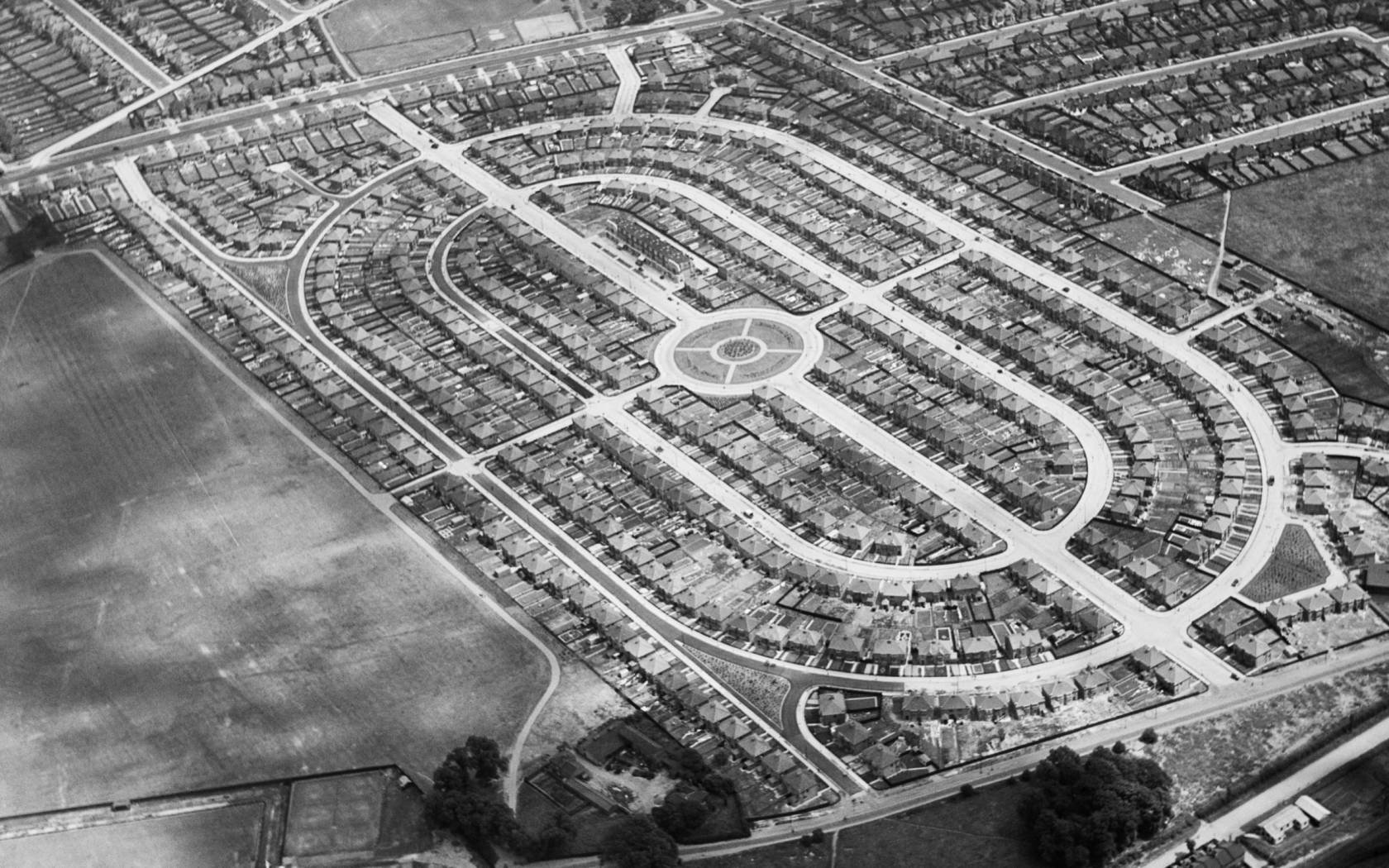 A new housing estate, 1930.