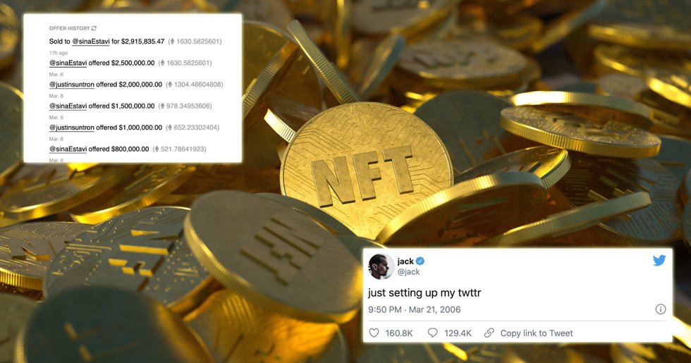 Historiens första tweet har sålts som NFT – för 23 miljoner kronor