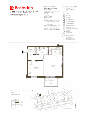 PlanlösningTranbärsvägen 12 B