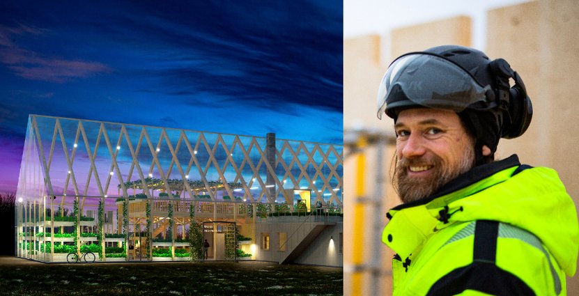 Claes Stenmark planerar att öppna sin växthusrestaurang vintern 2024. Foto: Pressbilder