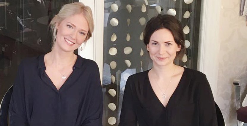 Drivna. Victoria Berge och Johanna Harlevi Viotti sköter fyra hotell och vandrarhem tillsammans. 