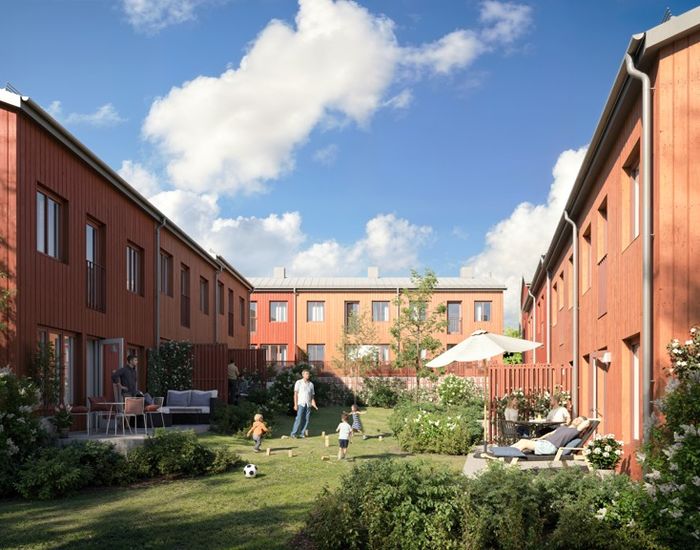 Hebas hyresradhus i Smedjan i Källberga