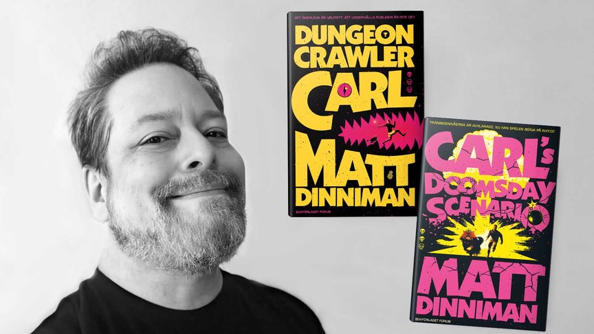 När spel blir litteratur – fenomenserien Dungeon Crawler Carl ges ut i Sverige lagom till Bokmässans speltema