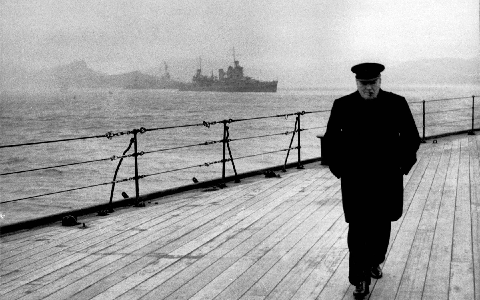 Winston Churchill during the Second World War.