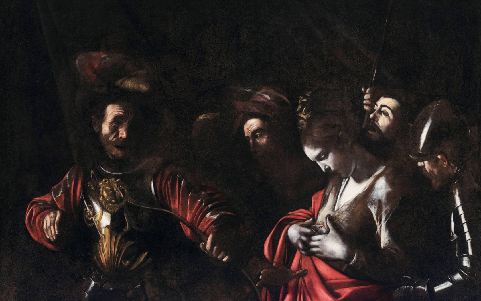 The Martyrdom of St Ursula, 1610. By Caravaggio.