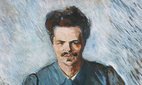 August Strindberg (1849-1912), the Swedish playwright and novelist painted by Edvard Munch in 1892.