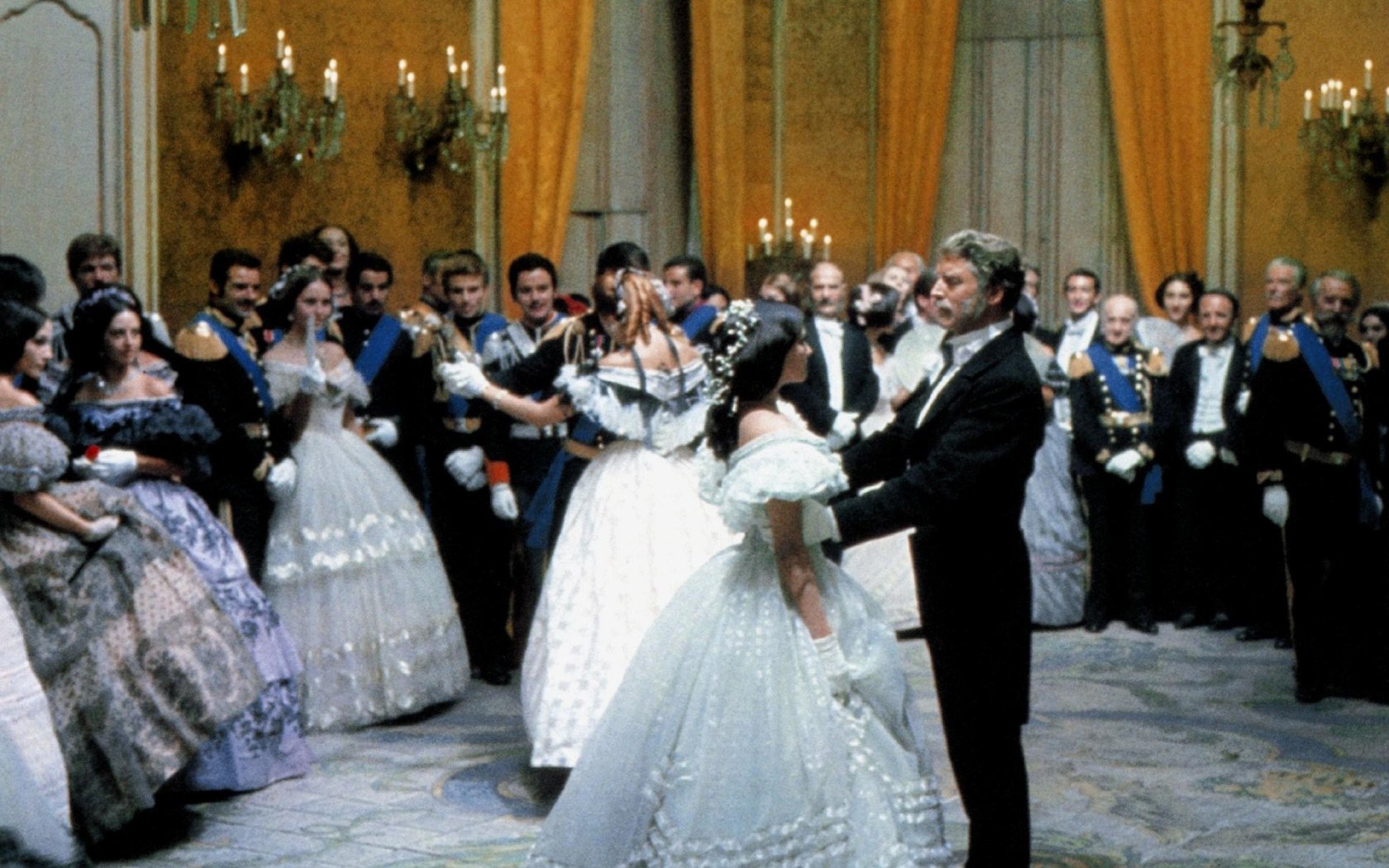 Burt Lancaster and Claudia Cardinale in The Leopard, 1963.