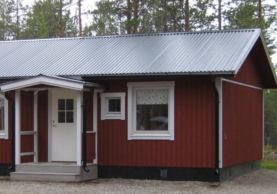 Red residential feel shed
