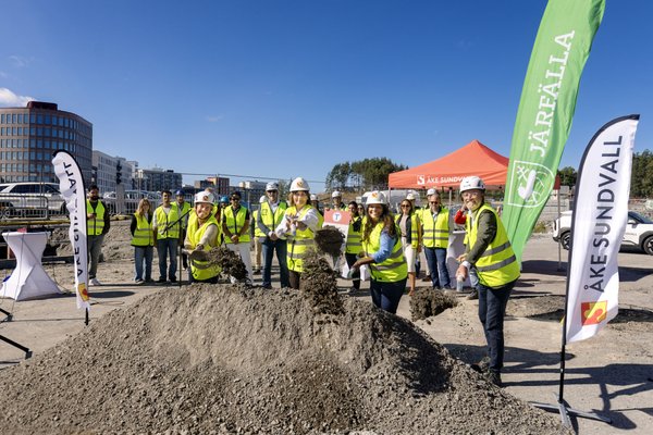 Åke Sundvall byggstartar nytt kvarter vid tunnelbanan i Barkarbystaden