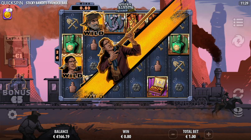 Sticky Bandits Thunder Rail — screenshot 4