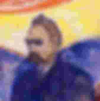 Edvard Munch's painting of Friedrich Nietzsche.