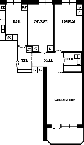 PlanlösningVästra Norrlandsgatan 36 B