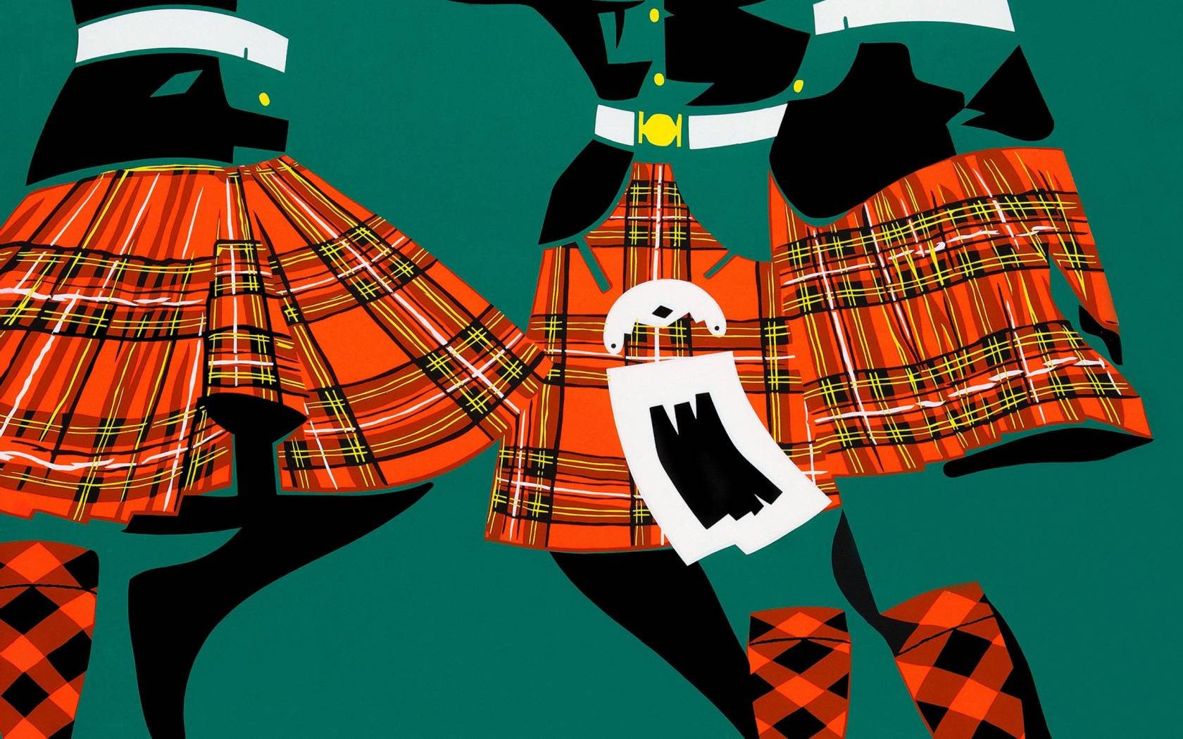 Poster advertising travel to Scotland.