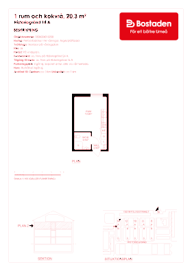 PlanlösningHistoriegränd 14 A