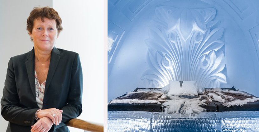 En stor förändring är att Icehotel har fått paketera resmålet<br />
 på nytt sätt, säger vd Malin Franck. Foto: Pressbild